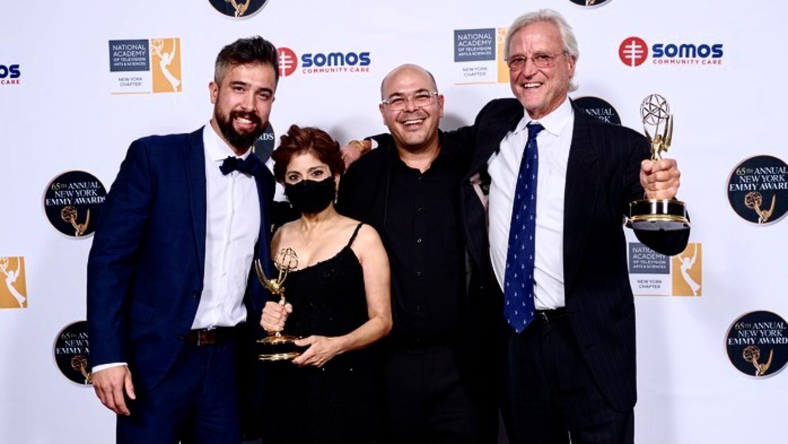 The Lifeline team at the 65th Annual New York Emmy Awards